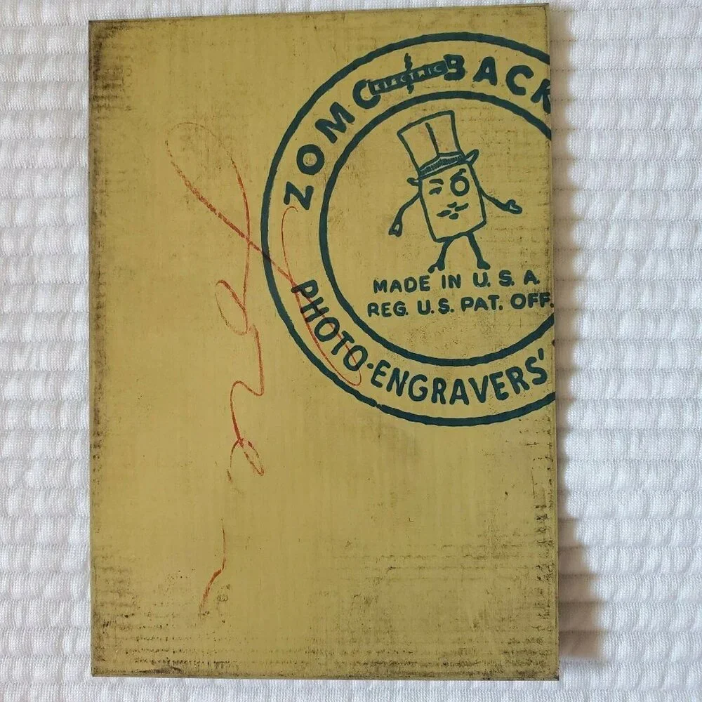 Metal Printing Plate Photo 3.5x5 Vintage Women Model Portrait Negatives 60s 70s - Picture 4 of 4
